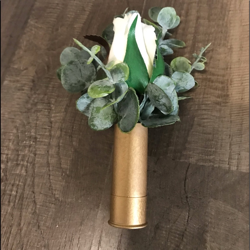 Shotgun Shell Boutonnière (Wedding or Prom)